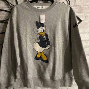 Disney Gap Daisy Duck crewneck sweatshirt size Large
